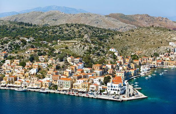 Boat Trip to Symi Island with swimming stop at St George Bay