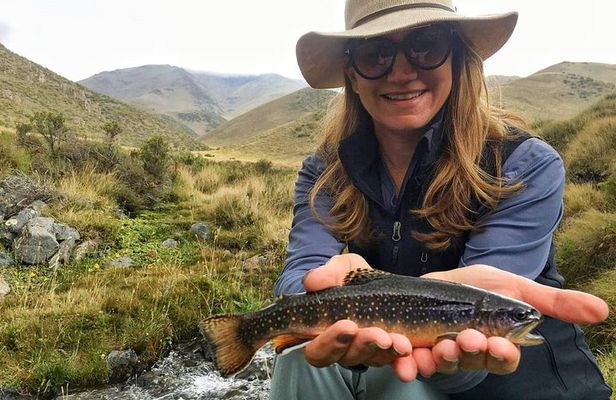 Fly Fishing on Private Andean River Including Barbecue Lunch
