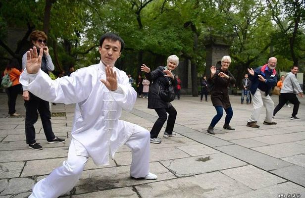 Beijing Private Tai Chi Class and Bike Tour at Houhai Lake