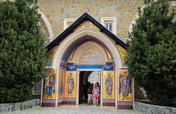 Tour to Troodos, Kykkos Monastery, Omodos and Winery from Paphos