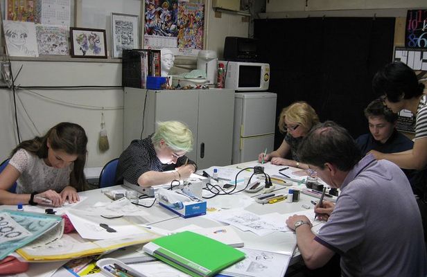 Manga Lesson with a professional Japanese Manga Artist in Nakano