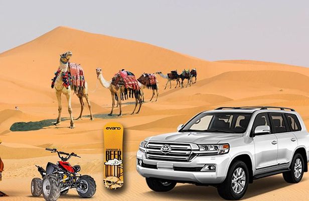 Desert Experience: Dinner and Emirati Activities ,Camel Ride Sand Board ATV Ride