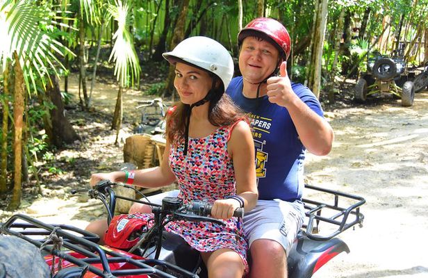 All Weather Adventure: Ziplines, Single ATVs, and Cenote