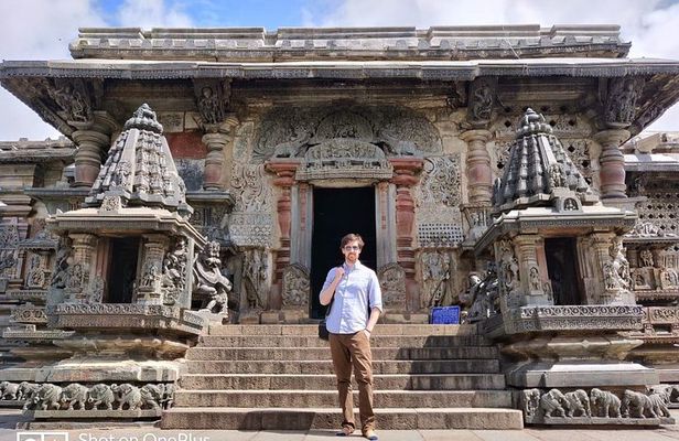 World heritage site of Belur & Halebid with temple sculptures