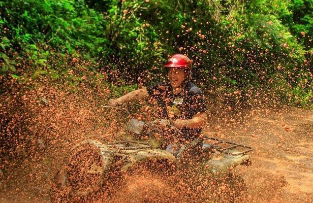 ATV Tour with Cenote swim, Ziplines, Transportation and Lunch Included