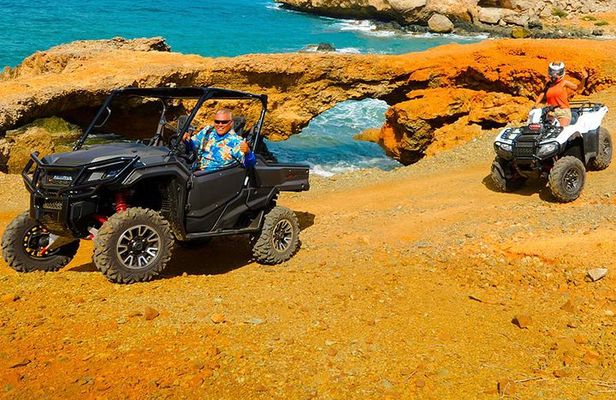 Aruba UTV, ATV Adventure to Secret Beach and Cave Pool