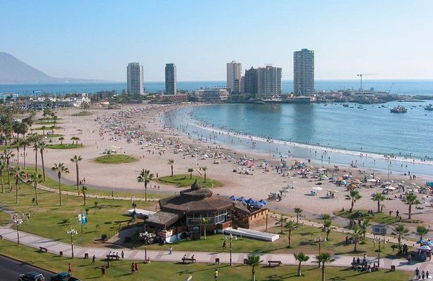 City tour of Iquique with navigation to the Esmeralda buoy