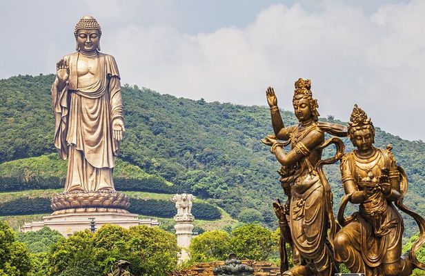 Wuxi Lingshan Grand Buddha Private Tour from Nanjing by Bullet Train