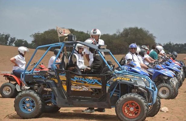 Agadir Desert Adventure: Beach Buggy & Sandboarding with pickup