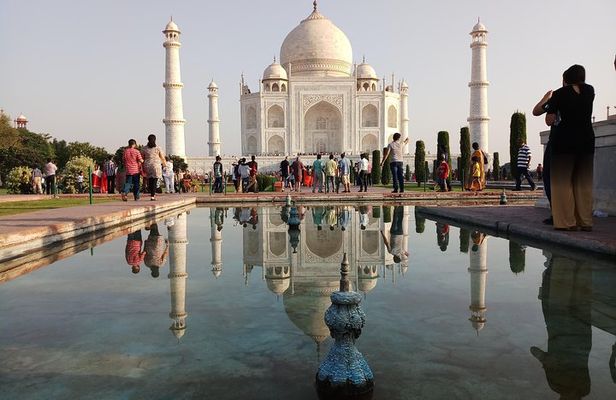 Golden Triangle covering Taj Mahal (One of the 7 wonders of world)
