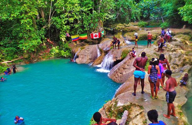 Blue Hole Waterfalls Excursion from Montego Bay