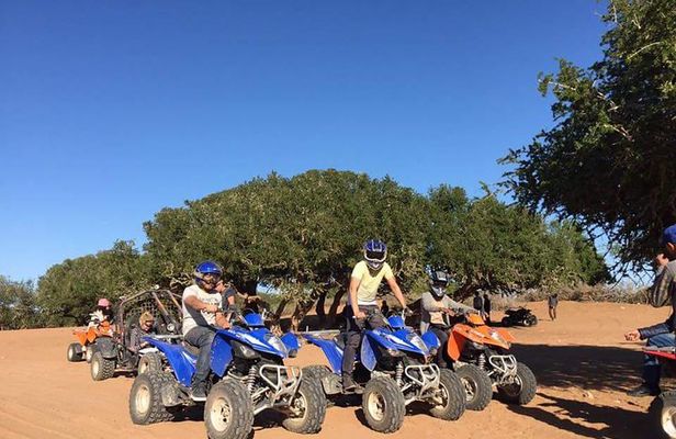 adventure quad agadir: half day sand dune and argan forest
