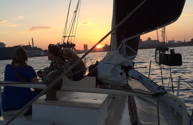 Baltimore Inner Harbor Sunset Sail on Summer Wind