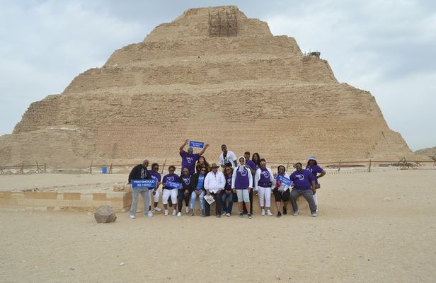 Private guide day Giza Pyramids &camel & Saqqara And Memphis