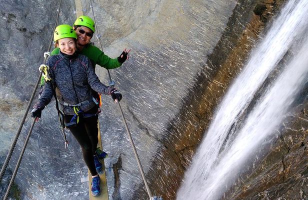 Half-Day Level 2 Waterfall Climbing from Wanaka