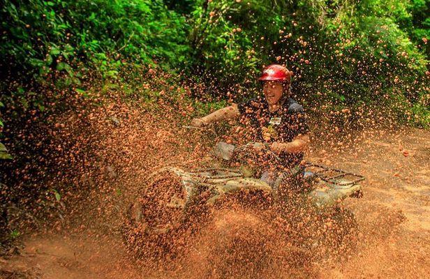 Adrenaline tour from Cancun driving a Atv experience Ziplines and a real Cenote