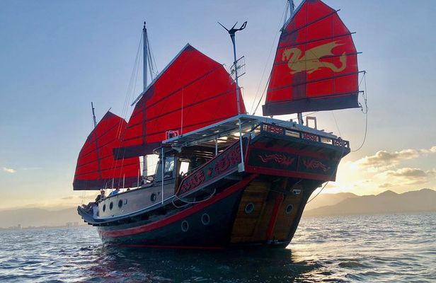 Shaolin Sunset Sailing Aboard Authentic Chinese Junk Boat