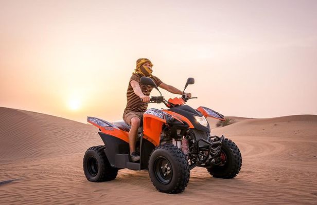 Dubai Evening Desert Quad Bike Adventure Tour