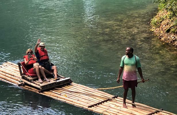 Jamaica Martha Brae Bamboo Rafting with Bus Transportation 
