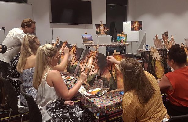Paint and Sip BYO in Brisbane CBD Friday night
