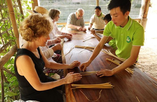 Day-time Bamboo weaving & Cooking Classes join-in