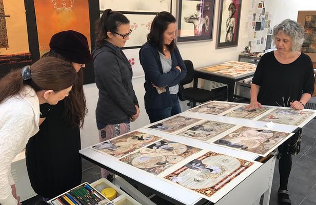 Art tour through artists' workshops around San Miguel de Allende