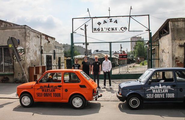 Retro Fiat Self-Drive Undisovered Tour in Warsaw
