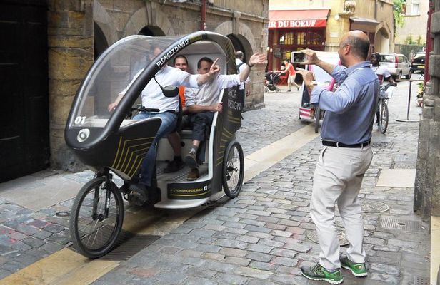 1 or 2-Hour Pedicab tour of Lyon