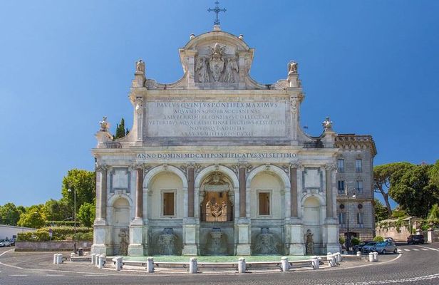  Hidden Gems & Rome Catacomb Semi Private Tour by golf cart