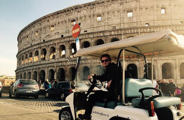 Rome on a Golf Cart Semi-Private Tour Max 6 with Private Option