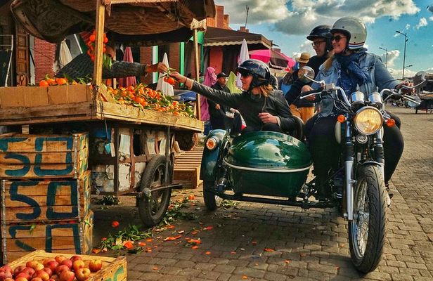 Essential Ride by sidecar (Marrakech off the beaten path) 1h30