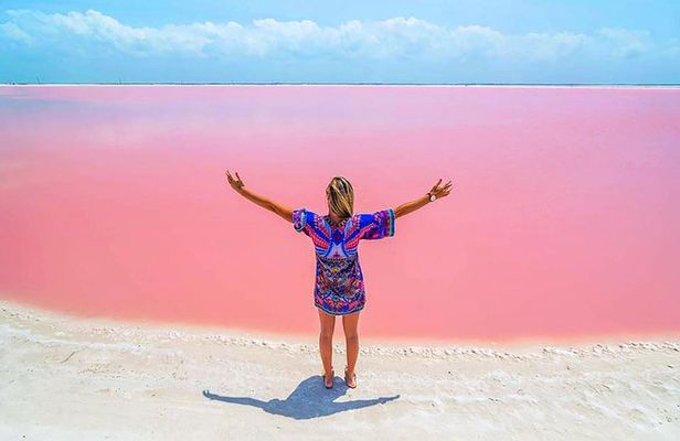 Cancun tour Las Coloradas Pink Lagoon + Rio Lagartos Tour