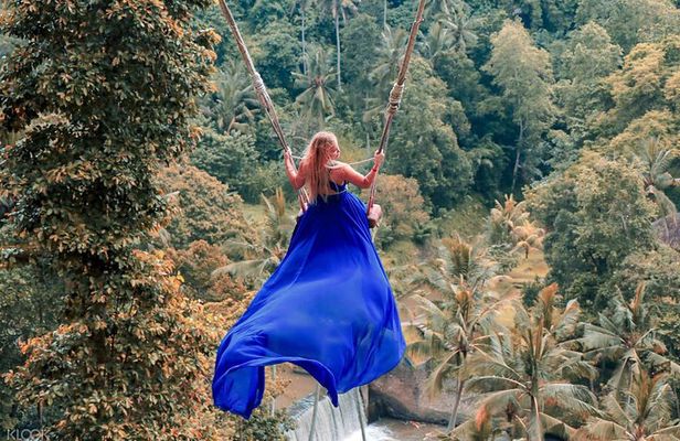 Ubud Jungle Swing, Temple & Waterfall Tour (Private Half Day Tour)