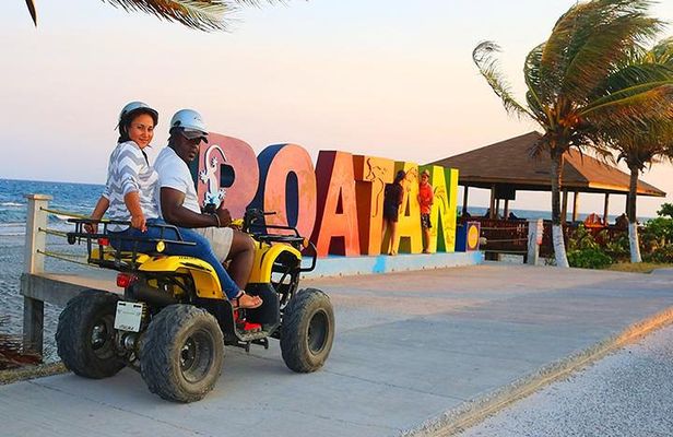 Roatan ATV Sightseeing, Sloth & Monkeys, Chocolate & Rum Factory