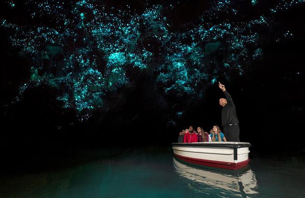 2 Day Waitomo Caves, Hobbiton Movie Set and Rotorua Tour from Auckland