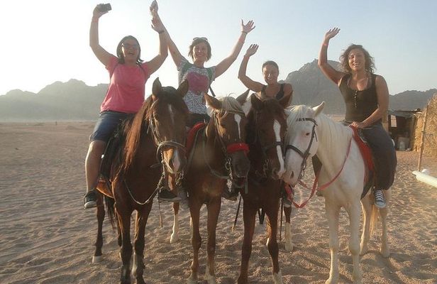 Horse riding in Sharm el sheikh desert