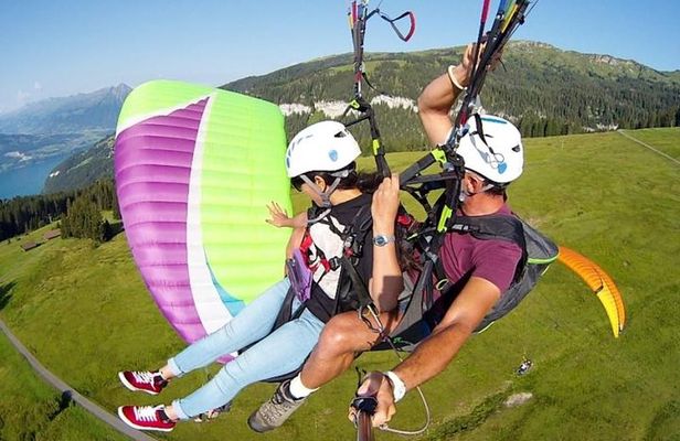 Tandem Paragliding Flight in Lombardy