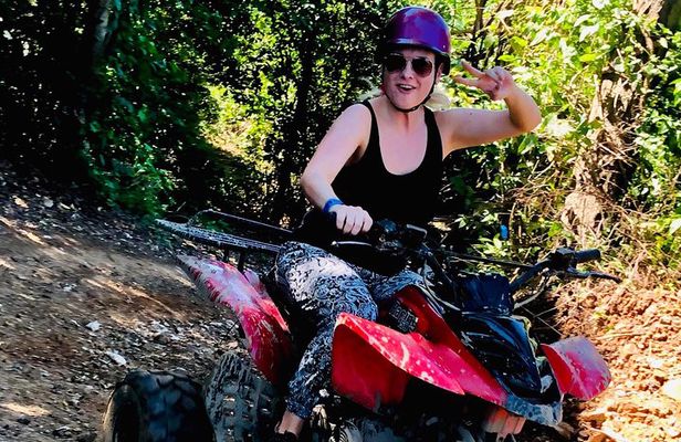 Roatan Jungle ATV Buggy Tour with Sloths & Historical Beach Stop