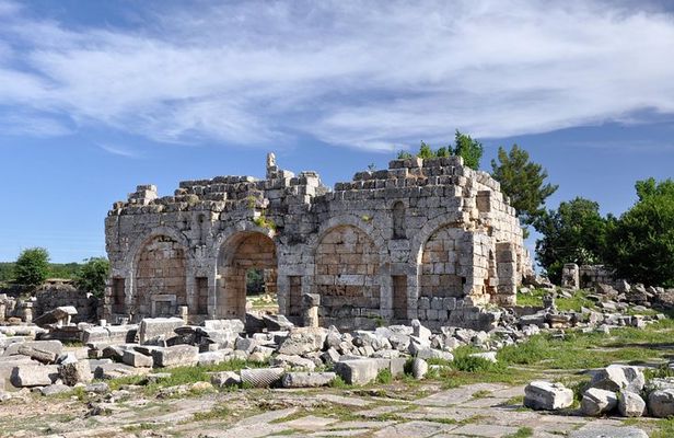 Ancient City Perge, Aspendos, Temple of Apollo & Waterfalls Tour