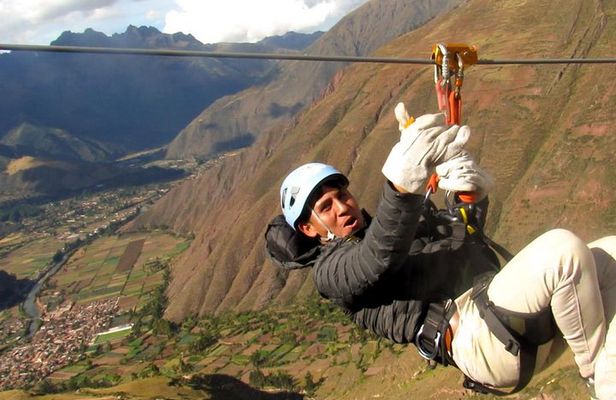 Zipline in Chinchero (Sacred Valley of the Incas)