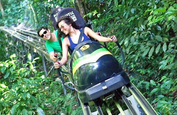 Jamaica Bobsled & Dunn's River Falls Adventure Tour from Runaway Bay