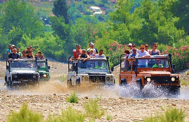 Alanya Jeep Safari with Dim River Lunch and Dim Cave