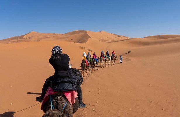 4 Days trip from FEZ to MARRAKECH, spending a night in MERZOUGA and TODRA GORGES