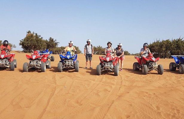Quad Biking Half Day And Camel Ride In Sunset