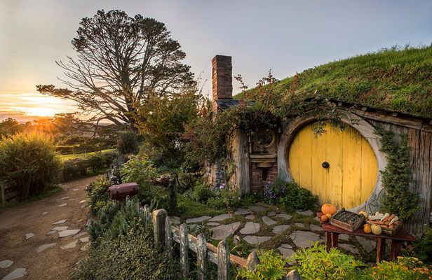 Hobbiton & Waitomo Caves Guided Tour from Auckland with Lunch