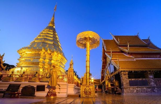 CHIANG MAI: Join Tour Half day Doi Suthep-Doi Pui Meo Village