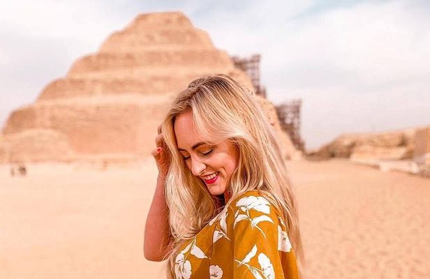 Day Tour To Giza Pyramids Memphis City Dahshur And Saqqara Pyramids