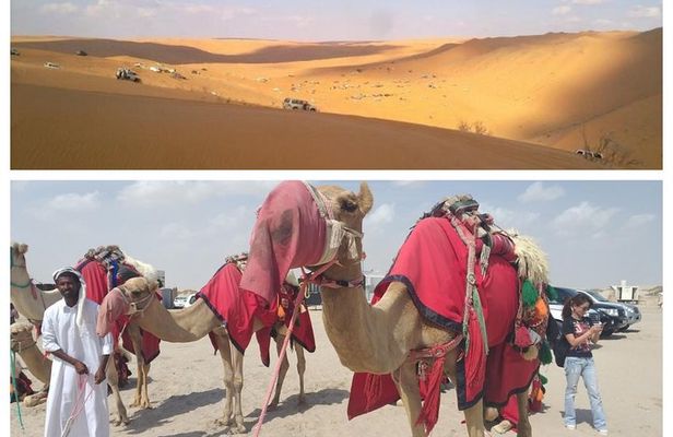 Dune Safari,Sand boarding, Camel ride, Sealine and Inlands sea