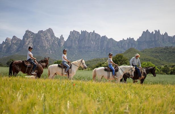 Montserrat Monastery & Horse Riding Experience from Barcelona