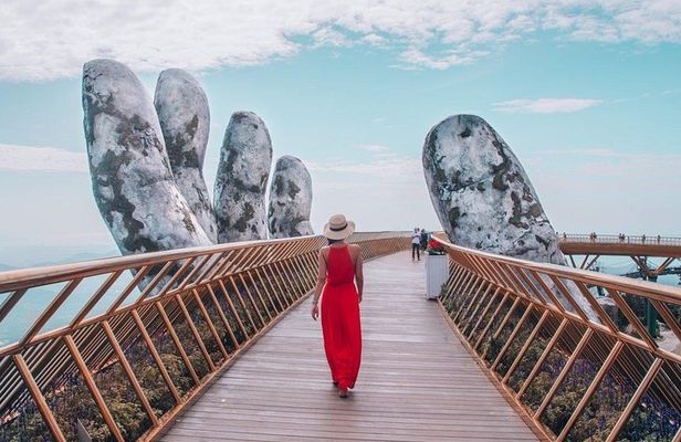 Visit Ba Na Hill & Discover Golden Bridge with English Speaking Guide & driver